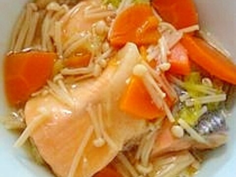 めんつゆで簡単♪鮭と野菜のトロトロ煮